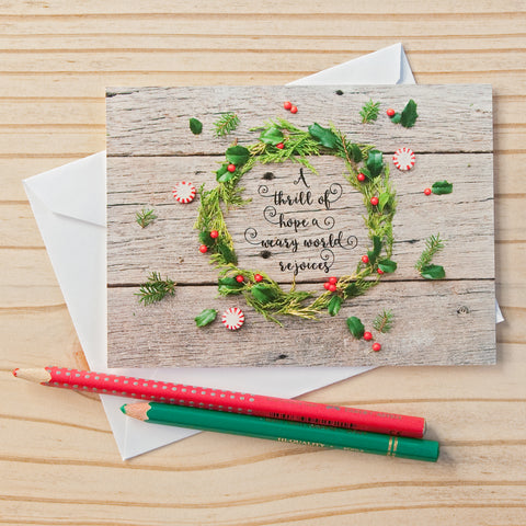 Flat Note Cards (Set of 8)- Christmas
