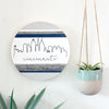 Cincinnati Skyline :: Round Wood Sign