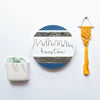 Houston Skyline :: Round Wood Sign