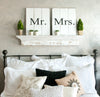 Mr. and Mrs. Set of Two 18x20 Wood Signs